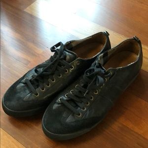 Authentic Burberry black sneakers.